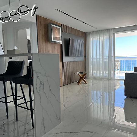 Esmeralda, Benidorm Beachfront Poniente, 1St Line Frontal Seaview, Ocean Terrace Exterior foto